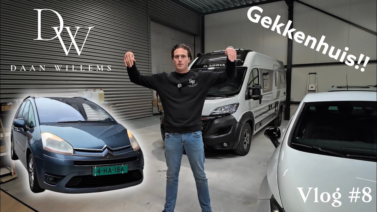 GEKKENHUIS BIJ DAAN WILLEMS - NIEUWE AUTO'S BINNEN - KEUKEN GEMONTEERD & AUTO'S VERKOCHT!! vlog #8