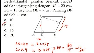 KUPAS TUNTAS SEGIEMPAT DAN SEGITIGA KELAS 7 SMP/MTs