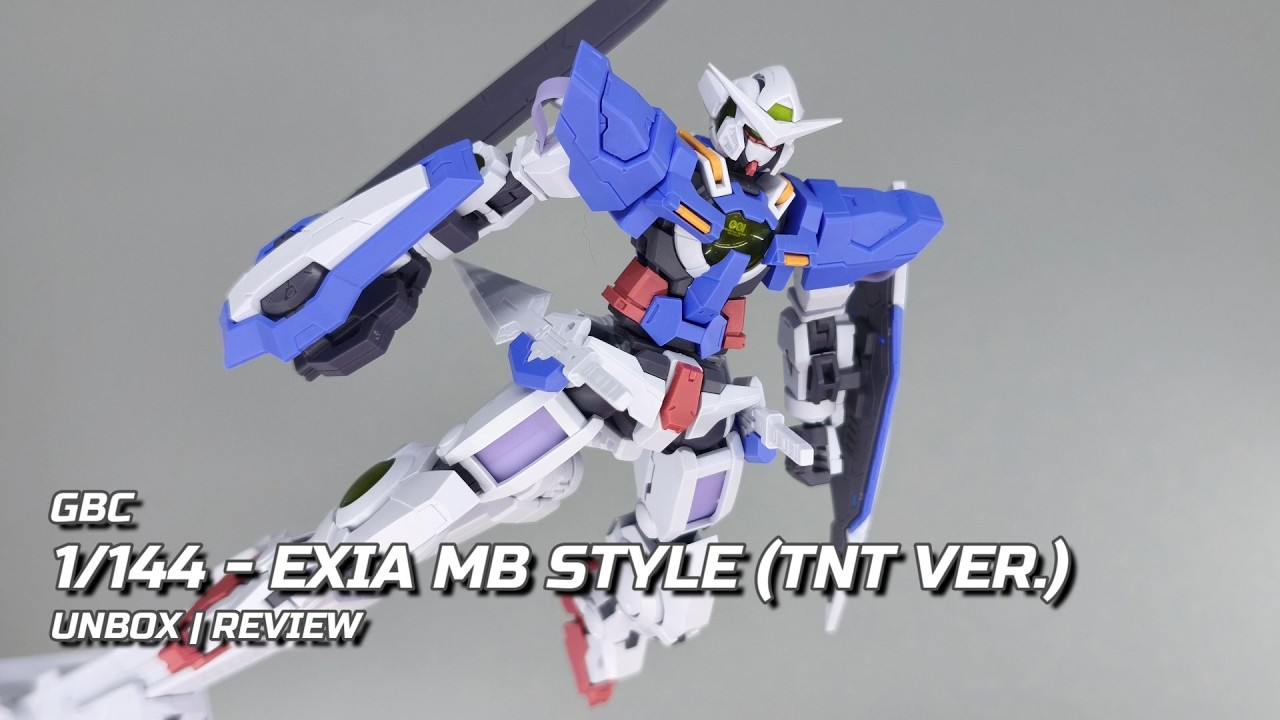 REVIEW] GBC - 1/144 - EXIA MB STYLE (TNT VER) - YouTube