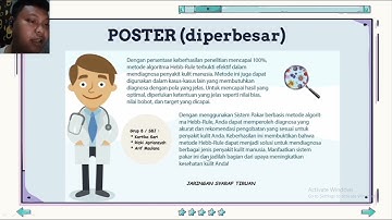 [GRUP8_S8J_UNINDRA] Demo Aplikasi Sistem Pakar Diagnosis Penyakit Manusia Metode Algoritma Hebb-Rule