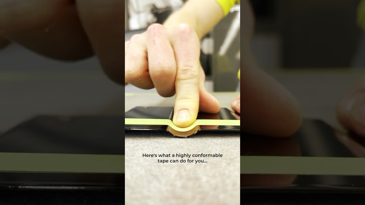 Tape conformability matters in automotive painting! #CollisionRepair #masking #automotive