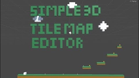 [Unity Asset] Simple 3d Tile MapEditor