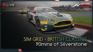 The Sim Grid British Classics - 90mins of Silverstone - Assetto Corsa Competizione Simracing