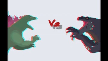 Godzilla 2000 vs Zilla | Battle Animation |
