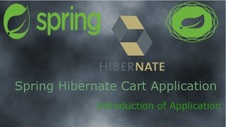 Spring Hibernate Shopping Cart Application Introduction(Java Tutorials)