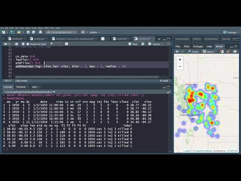 How to build a HeatMap in R using  Leaflet