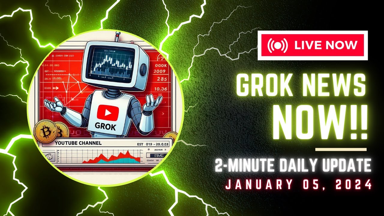 Don't Get Left Behind! - Daily GROK Coin Price Analysis. Bull Run 2024. Ready, Set, GO! (01-05-24)