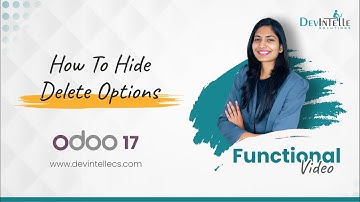 How To Hide Option For Delete In Odoo | Remove Delete Access