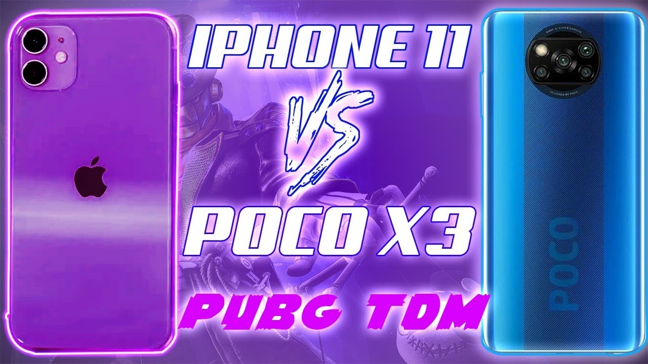 IPHONE 11 vs poco x3 😱 PUBG MOBILE | SHAMU OP| 3 finger full gyro😉