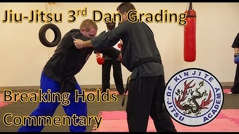 Jiu-Jitsu 3rd Dan Grading: Breaking Holds (Commentary)