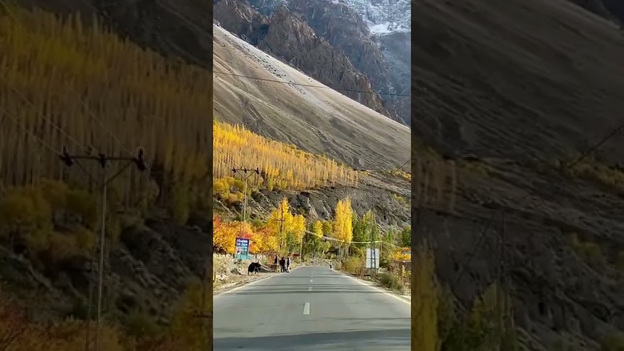 Hello Autumn 🍂 in Hunza Valley 