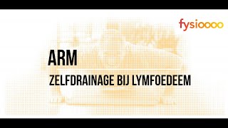 Dynamiek team adverteren Lymfoedeem: Zelfdrainage Arm - YouTube