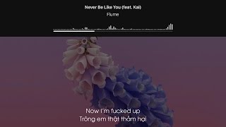 [Lyrics+Vietsub] Flume - Never Be Like You (feat. Kai)