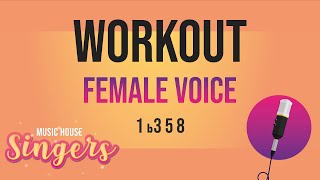 Vocal Workout | Female Voice | 1 b3 5 8 - minor arpeggio | 🎤👱🏻‍♀️👩🏽👩🏼‍🦱👧🏾 4k😎