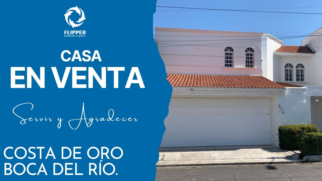 Casa En Venta En El Fraccionamiento Costa De Oro Boca Del Río 