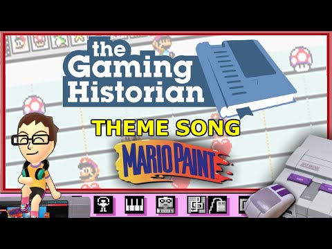 The Gaming Historian Theme Song on Mario Paint