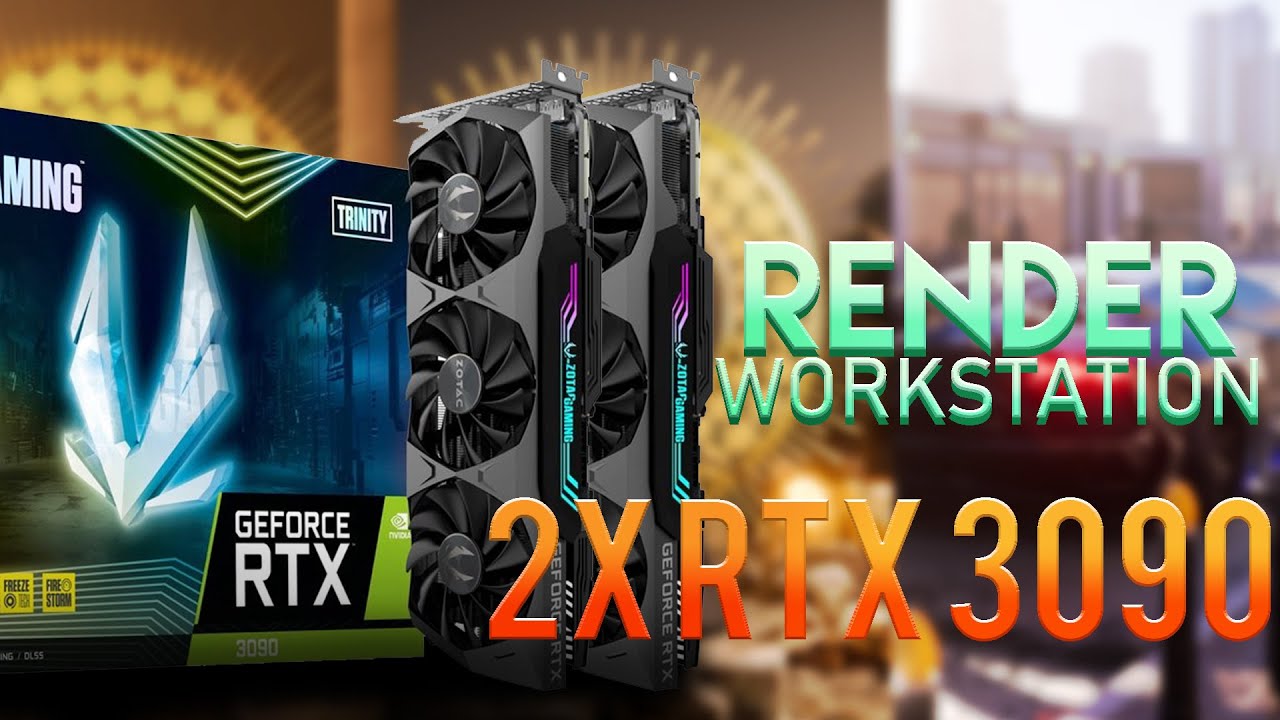 3D Render Workstation (2x RTX 3090) - I 3D Rendering Workstation