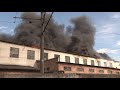 Львів: вогнеборці ліквідували пожежу на території Локомотивного депо