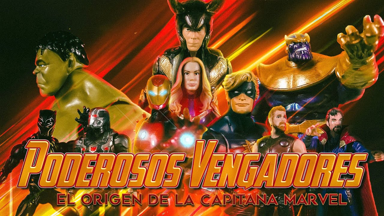 Poderosos Vengadores: El Origen de la Capitana Marvel (Stop Motion)