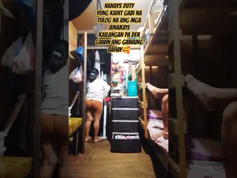 NANAYS DUTY YUNG KAHIT GABI NA AT TULOG NA ANG MGA JUNAKIDS | NUEBEE FAM VLOG