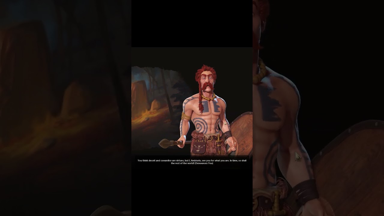 CIV 6 🇫🇷 🇫🇷 🇫🇷 Ambiorix Gaul very angry
