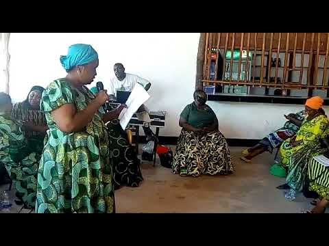 Mwanakesi Madega Diwani Tarafa Ya Chalinze Akisoma Taarifa Yake