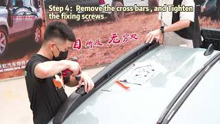 Installation guide of 2005-22 Toyota Tacoma Double Cab Roof Rack(Cross Bars Included)