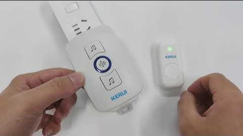 [Doorbell] How to reset the doorbell and re-pair the button | M525 wireless doorbell and F15 Button