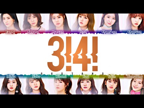 IZ*ONE(아이증원) '3!4!' [Rewind: Blossom] ColorCoded Han/Rom/Eng Lyrics | GG Stans