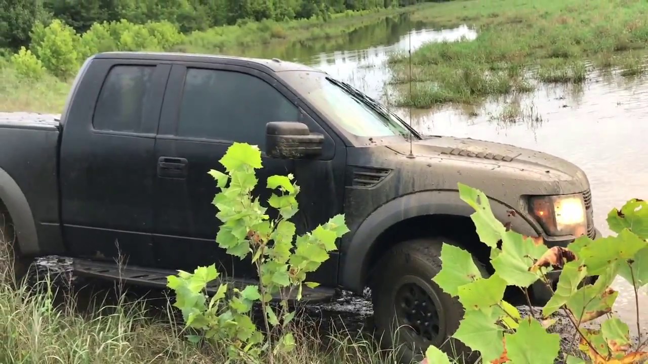 Ford Raptor Crossing Through River - YouTube