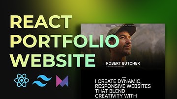 Build and Deploy Responsive React portfolio website | Framer Motion | Tailwind CSS