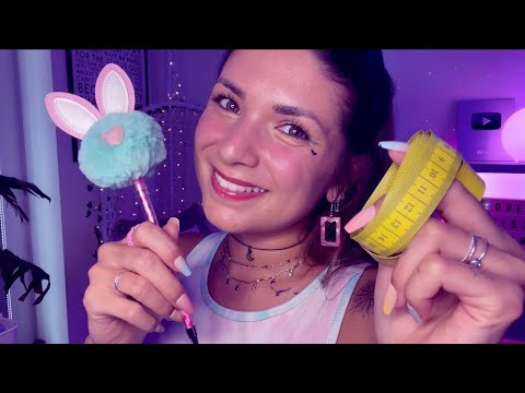 ASMR Drawing Your Face in Detail ✍️ - Personal Attention Up Close, German/Deutsch