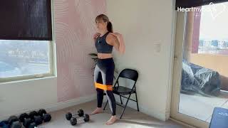 How to do a Box Squat with Band Above Knees