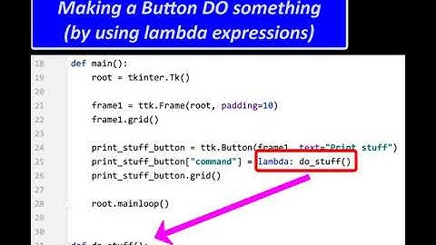 Tkinter, Part 3 - m3e (Callbacks to Make Button Presses Call Functions)