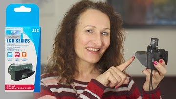 LCD Hood to Minimize Glare When Filming in the Sunlight.