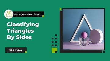 Classifying Triangles (Part 1) | By Side Lengths📖 Description:
