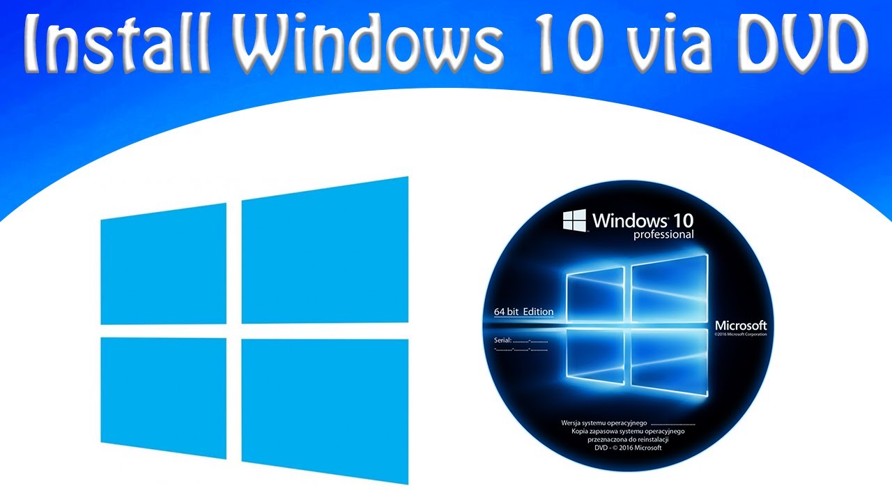 how to install a dvd player on windows 10