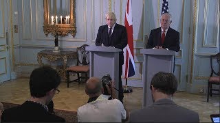 Press Availability With British Foreign Secretary Boris Johnson