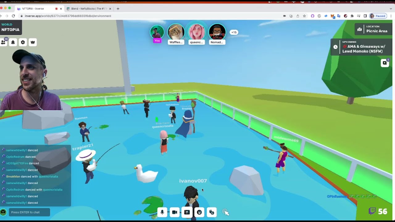 🎣  Fishing Pond Final Hangout at NFTOPIA 2