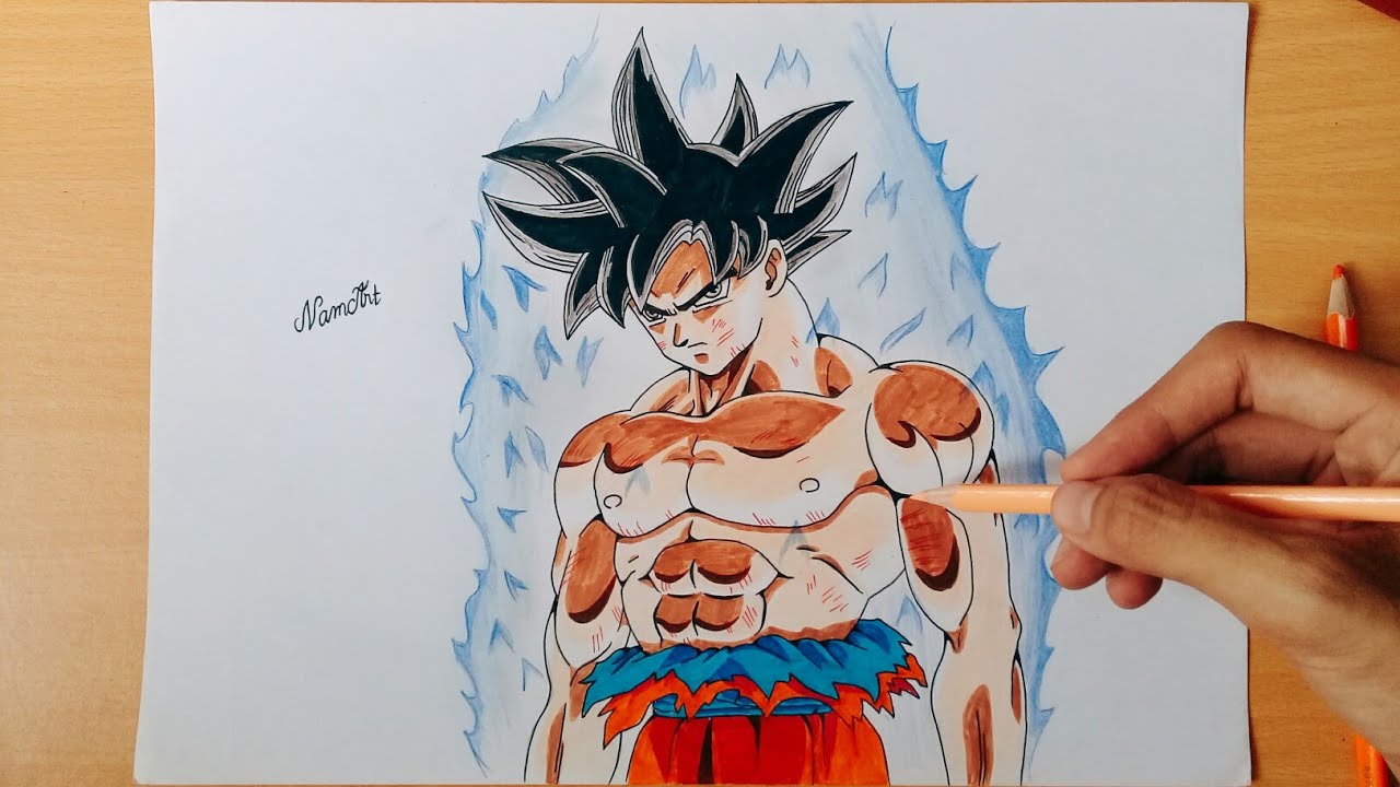 Speed draw - Goku Ultra Instinct  ⚡ Dragon Ball Super Oficial