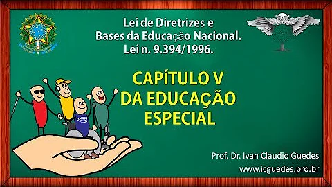 Qual artigo da LDB fala da educação especial?