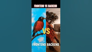 Frontend vs Backend Developer #relatable #frontend #backend #shorts