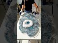 DIY Ocean-Themed Monstera Resin Table | Satisfying Art Process