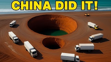 The Chinese Removed A Mountain Of Soil From The River, And That