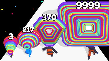 Layer Man 3D: Run & Collect - Level Up Circle Max Level Gameplay (New Update)