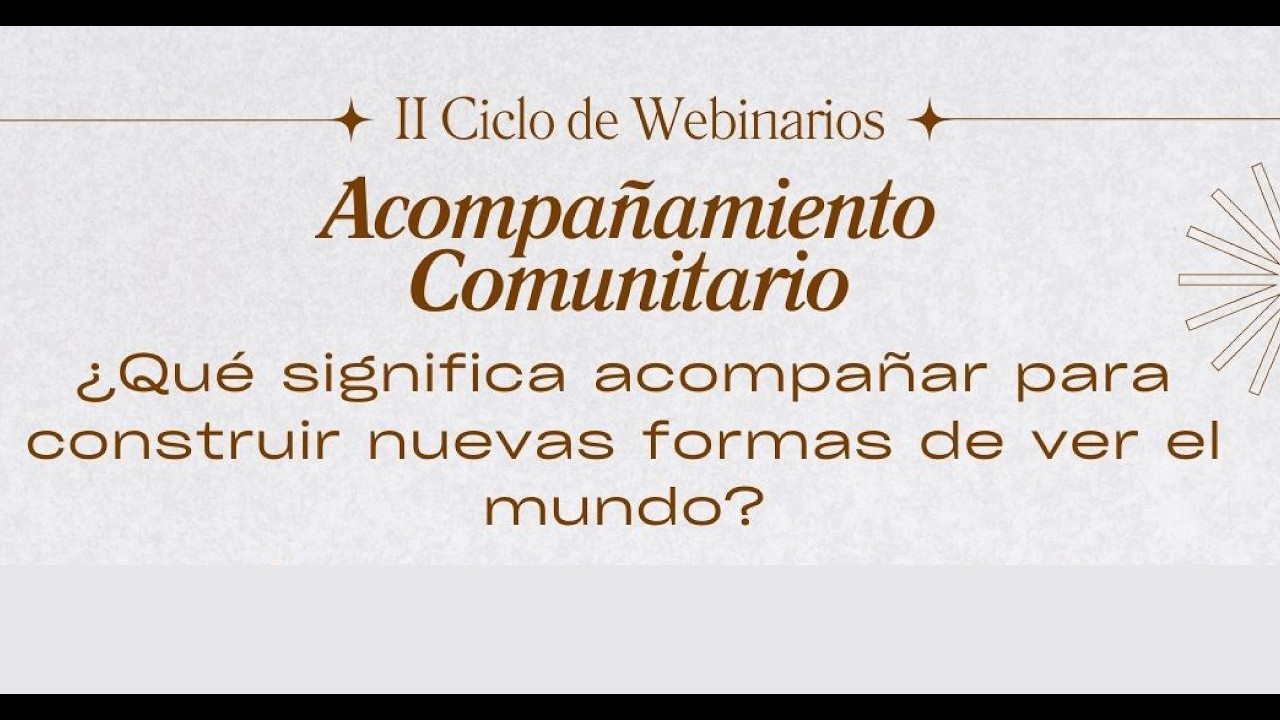 ¿𝐐𝐮é 𝐬𝐢𝐠𝐧𝐢𝐟𝐢𝐜𝐚 𝐚𝐜𝐨𝐦𝐩𝐚ñ𝐚𝐫 𝐩𝐚𝐫𝐚 𝐜𝐨𝐧𝐬𝐭𝐫𝐮𝐢𝐫 𝐧𝐮𝐞𝐯𝐚𝐬 𝐟𝐨𝐫𝐦𝐚𝐬 𝐝𝐞 𝐯𝐞𝐫 𝐞𝐥 𝐦𝐮𝐧𝐝𝐨?