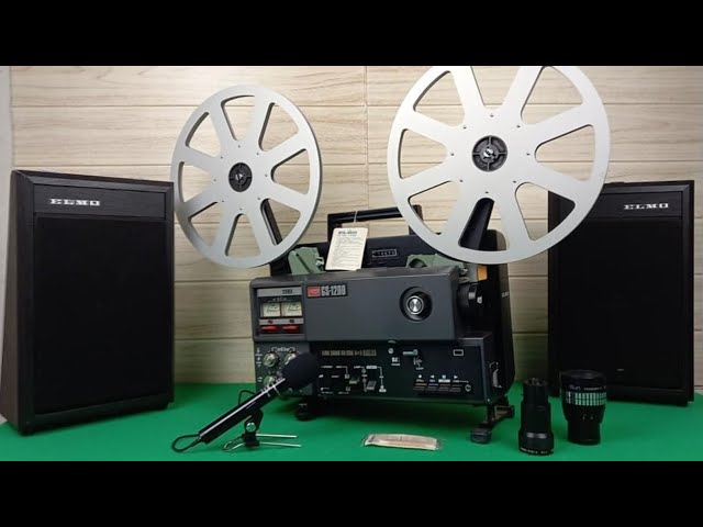 Unboxing vintage projector ELMO GS 1200 2nd series top of the line