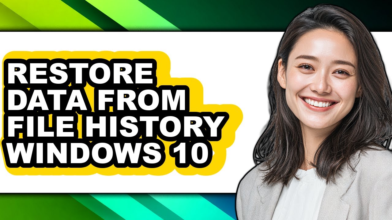 How to Restore Data from File History Windows 10 (full Guide) - YouTube