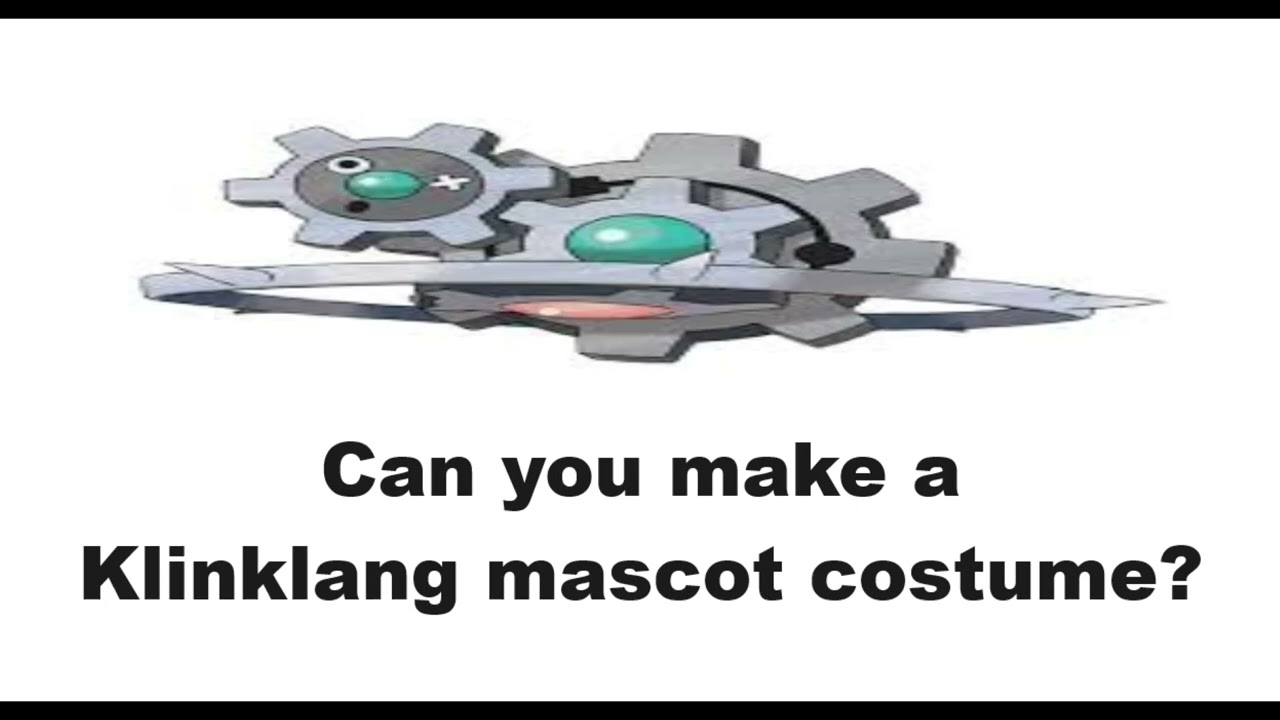 Klinklang Pokemon Mascot Costume Request 
