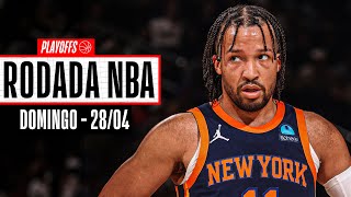 Brunson QUEBRA RECORDES em jogo de 47 pontos; Knicks abrem 3 a 1 - Rodada NBA 28\/04